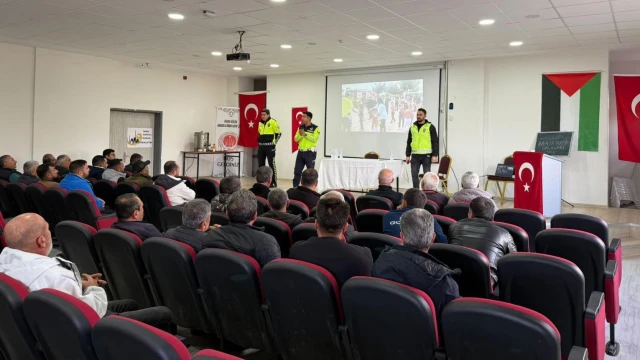 Doğanşehir’de Okul Servis Şoförlerine Sıkı Trafik Uyarısı