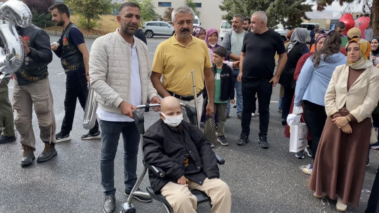 Malatya'da Hasan Hüseyin İçin Umut Balonları Uçuruldu!