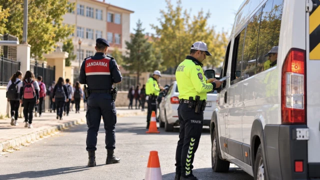 Malatya’da Okul Servislerine Denetim! 58 Araca 290 Bin Ceza