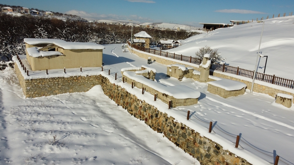 Arslantepe Höyüğü Karlar Altında 