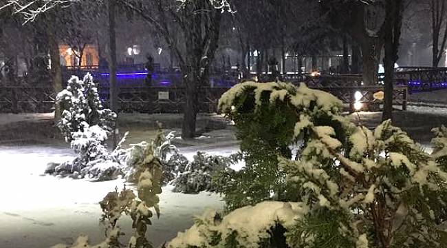 Malatya'da Kar Yağışı Etkili Oldu