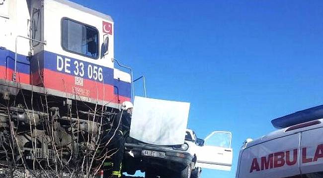 Malatya'da Tren Kazası 1 Ölü 2 Yaralı