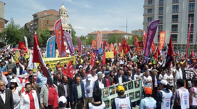 1 Mayıs İşçi Bayramı Malatya'da Coşkuyla Kutlandı