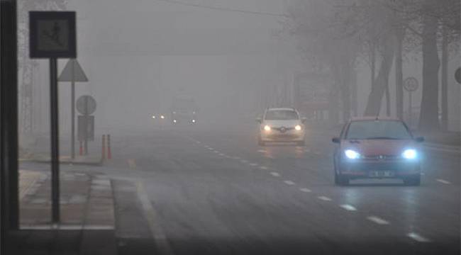 Malatya'da Sis ve Puslu Havaya Dikkat!