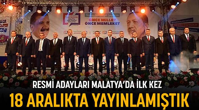 AK Parti Adaylarını 1 Ay Önce Duyurmuştuk