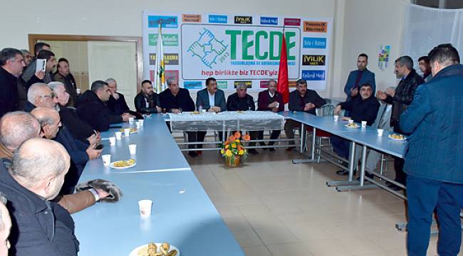 Başkan Gürkan Tecde'ye Çıkarma Yaptı