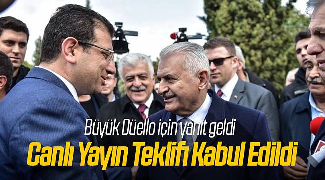 Binali Yıldırım Ekrem İmamoğlu ile Yayına Çıkıyor