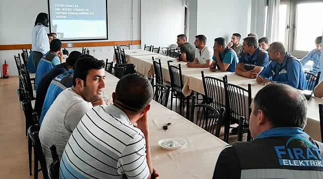 FIRAT EDAŞ'tan Çalışanlara İlk Yardım Eğitimi