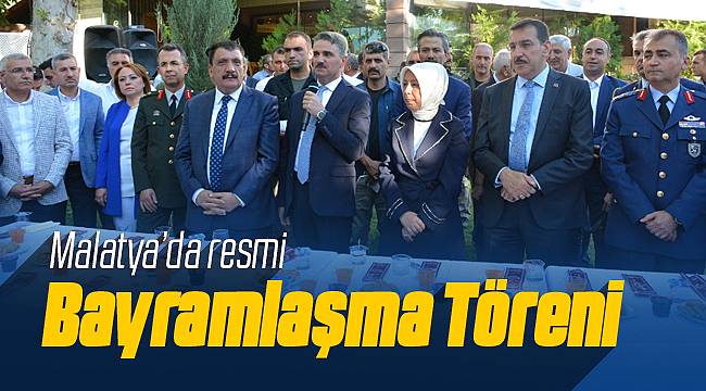 Malatya'da Resmi Bayramlaşma Töreni