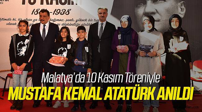 Malatya'da 10 Kasım Töreni Düzenlendi