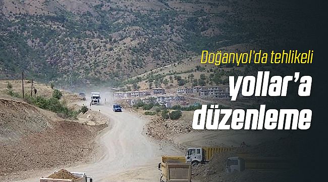 Doğanyol'da Yollar Artık Daha Güvenli