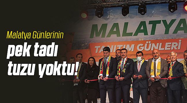 Malatya Tanıtım Günleri Sona Erdi