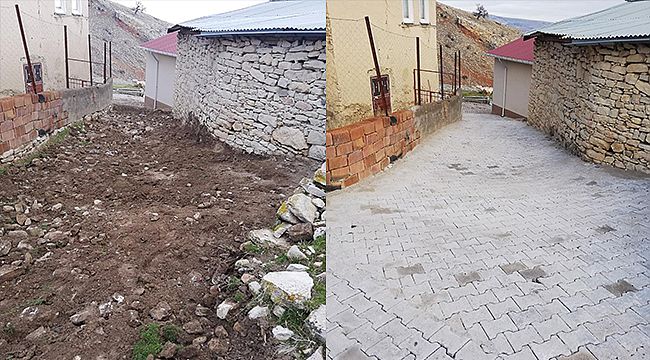 Arapgir Taşdelen Mahallesine Parke Taşı Döşendi