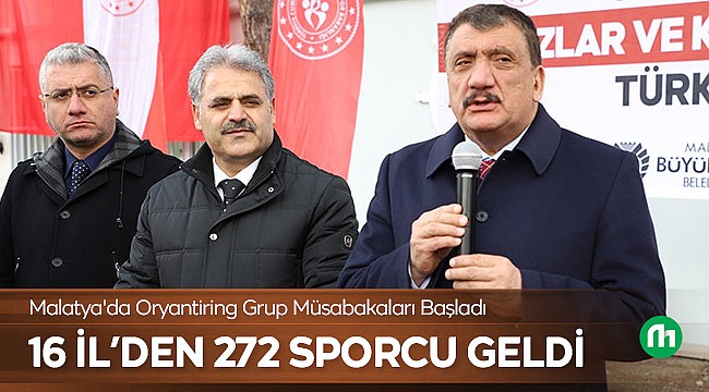 Malatya'da Oryantiring Grup Müsabakaları Başladı