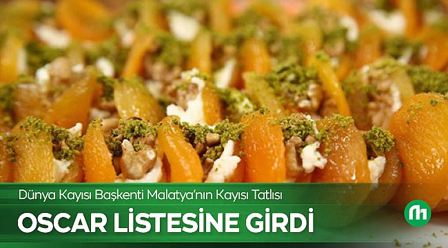 Kayısı Tatlısı Oscar Menüsüne Dahil Oldu