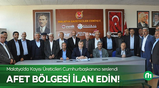 Malatya'da Kayısı Üreticileri Yardım Bekliyor!