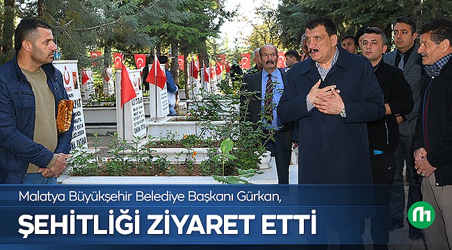 Başkan Gürkan Şehitliği Ziyaret Etti 
