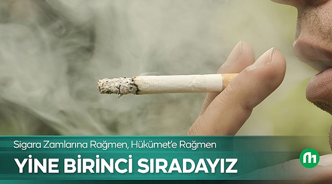 Sigara Kullanımında Birinci Sıradayız
