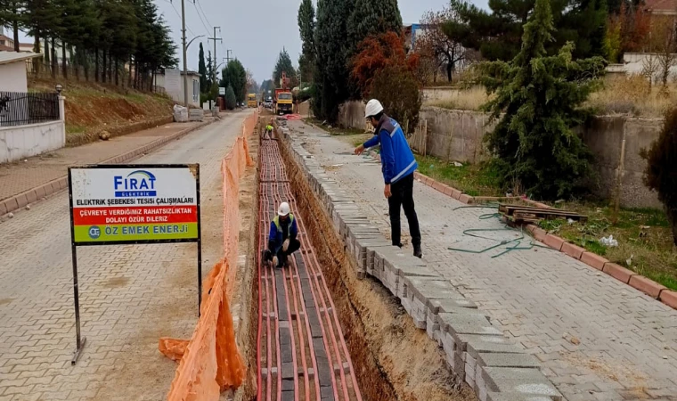 FIRAT EDAŞ Malatya Yatırımlarını Sürdürüyor
