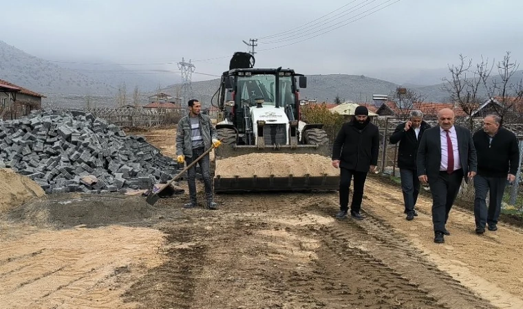 Malatya Doğanşehir Sürgü’de üst yapı çalışmaları