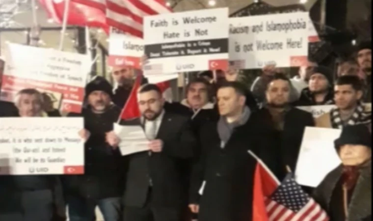 İsveç’in saygısızlığına New York’ta karanfilli protesto