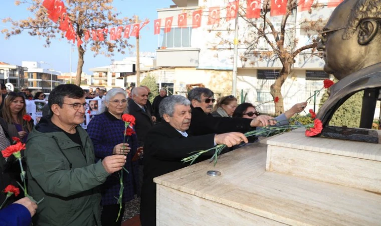 Uğur Mumcu, İzmir Güzelbahçe’de anıldı