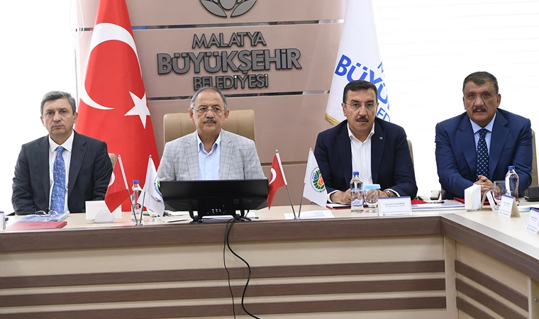 Bakan Özhaseki; Malatya İçin Değişik Formüllerimiz Var