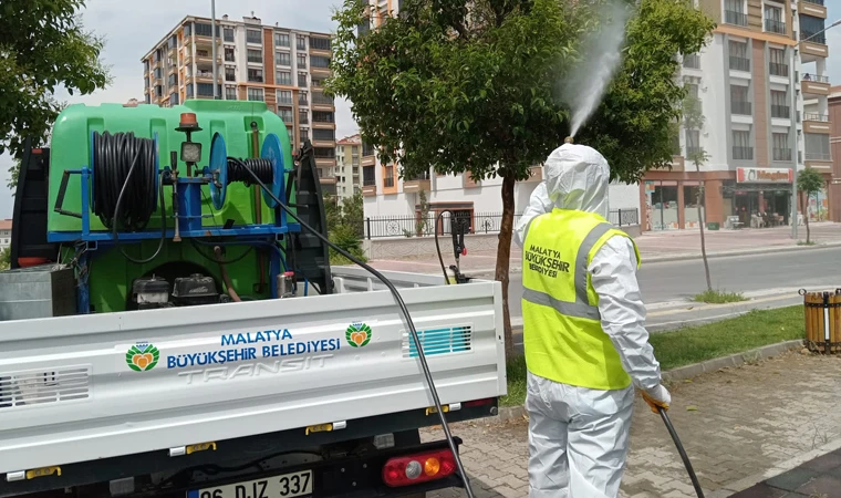 Malatya'da İlaçlama Faaliyetleri Arttırıldı!