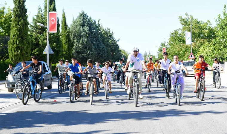 Malatya Yeşilyurt'ta Pedallar Sağlık İçin Çevrildi!