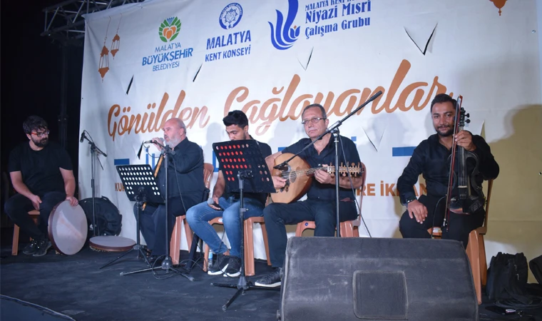 Malatya'da Gönülden Çağlayanlar Programı
