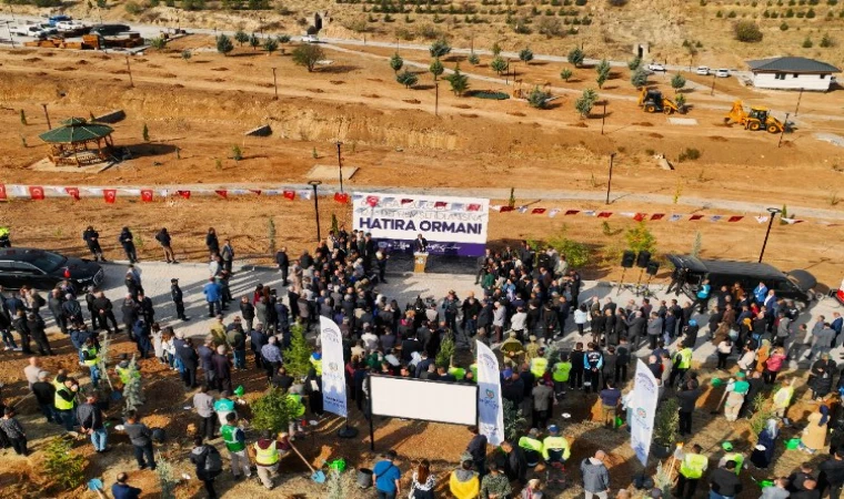 Malatya deprem şehitlerini bu ormanda yaşatacak!