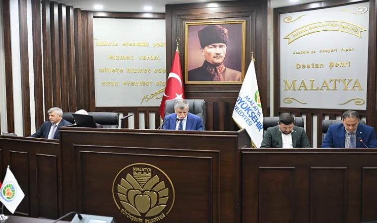 Malatya’da Büyükşehir Belediye Meclisi toplandı