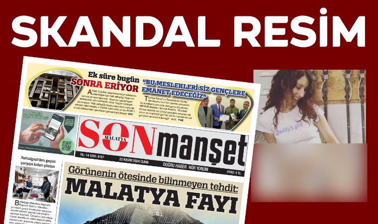 Malatya Son Manşet Gazetesi'nde Porno Yıldızı Skandalı