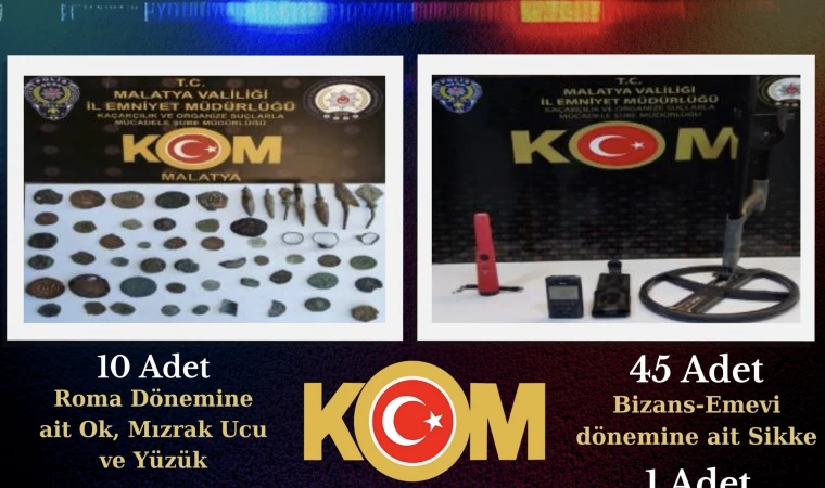 Malatya’’da Tarihi Eser Kaçakçılığına Geçit Yok!