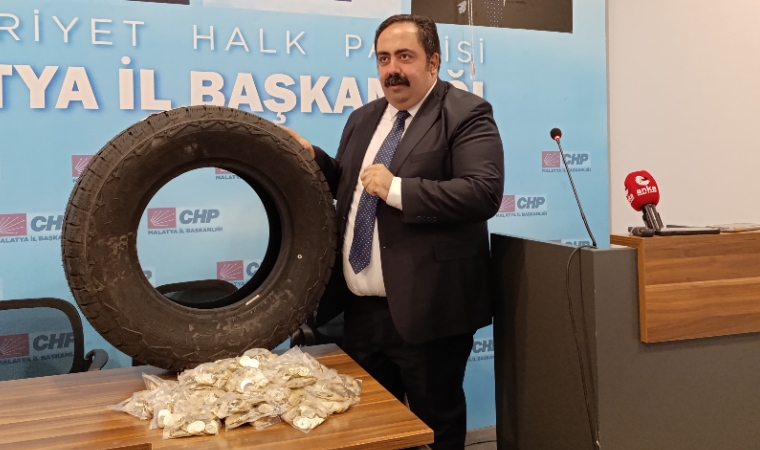 CHP Malatya İl Başkanı Yıldız'dan İlginç Asgari Ücret Protestosu!