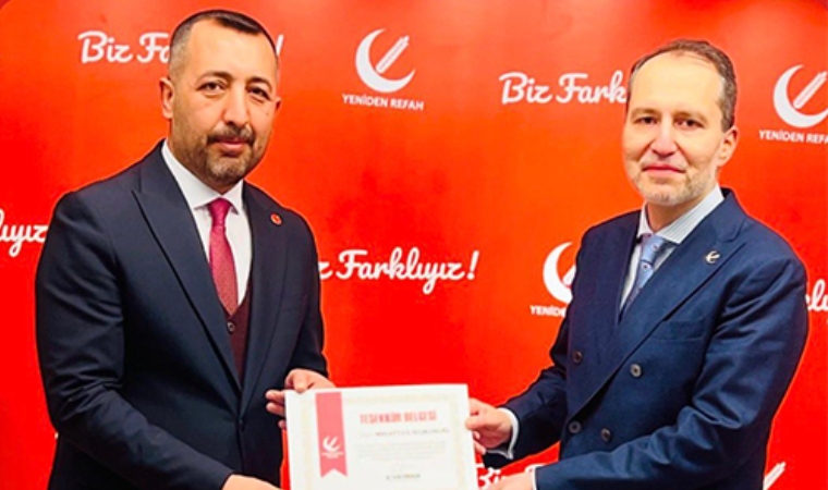 Erbakan'dan Burhan Kılıç'a Teşekkür Belgesi!