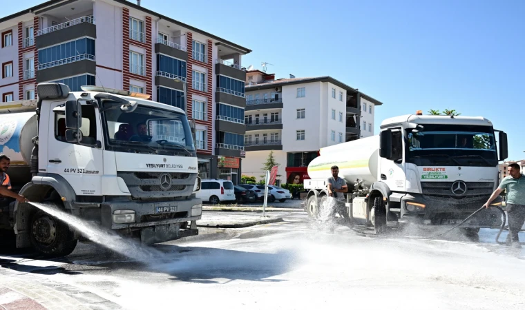 Yeşilyurt Belediyesi Yeşiltepe’de Temizlik Başlattı