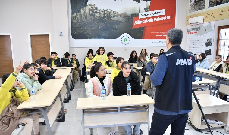 Yeşilyurt’ta Öğrencilere Deprem Eğitimi!