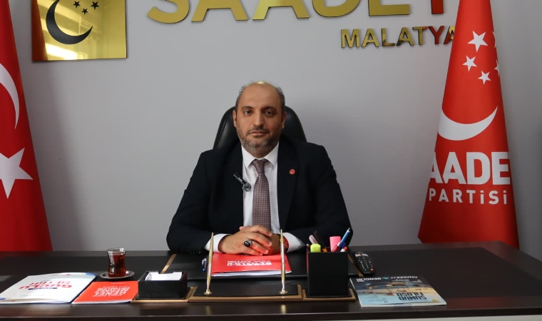 Saadet Partisi Malatya İl Başkanı Paşahan'ın Gündemi'nde Şiddet Var!