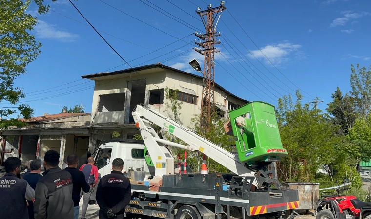 Malatya Sanayi Sitesinde Tehlikeli Çökme