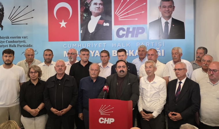 CHP Malatya İl ve İlçe Teşkilatları "Özel ve Ağbaba'nın Yanındayız" Dedi!