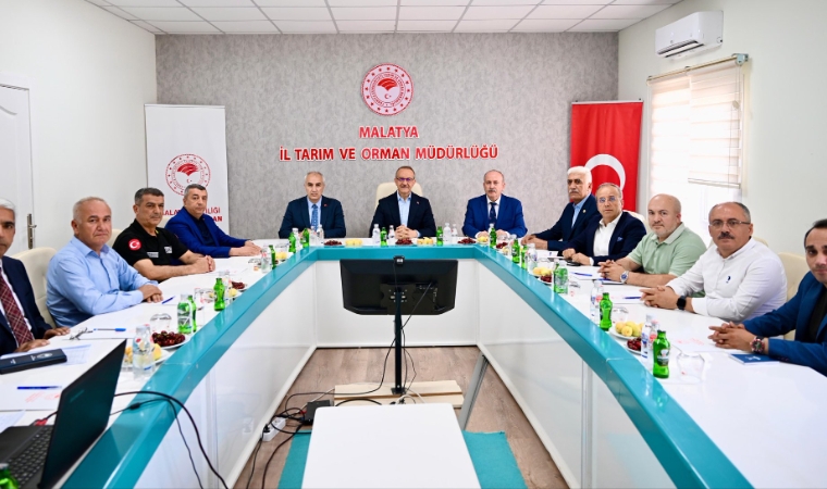 Malatya'da Kayısı Rekoltesi İçin Kritik Toplantı