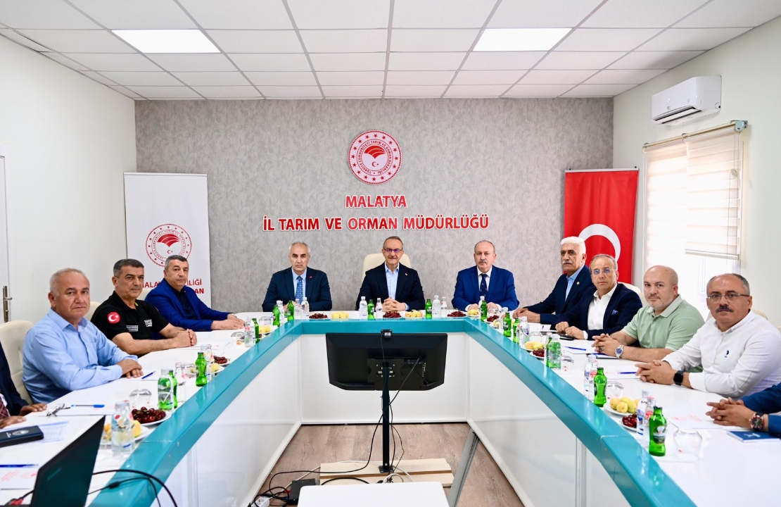 Malatya'da Kayısı Rekoltesi İçin Kritik Toplantı