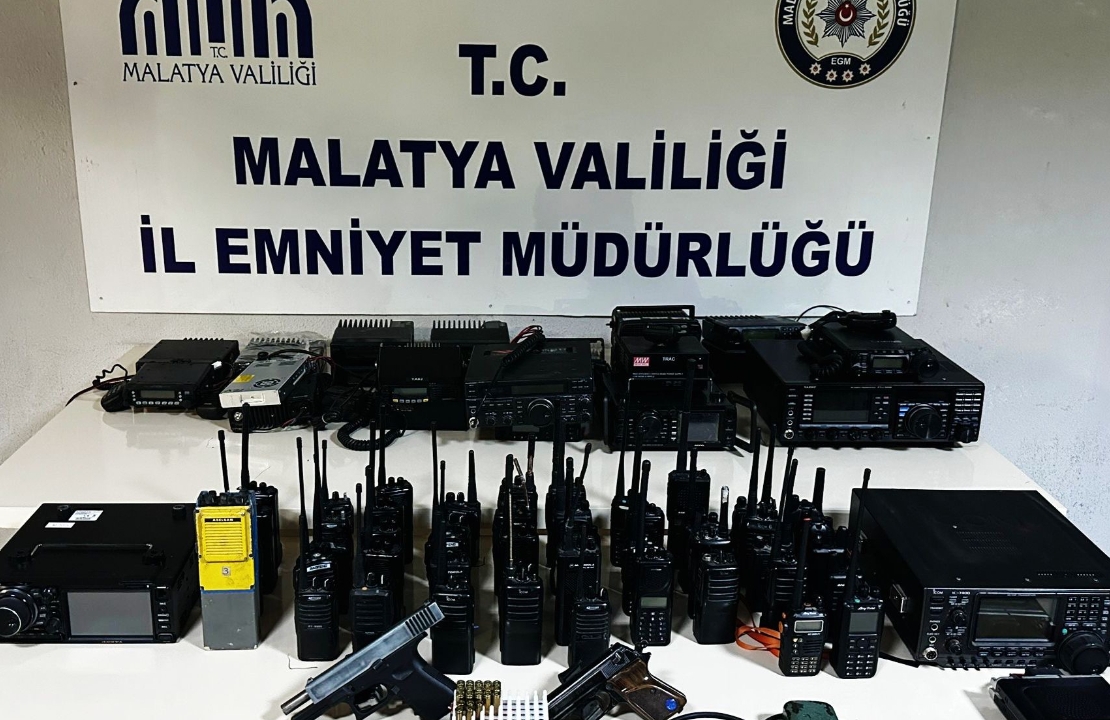 Malatya'da Sahte Polis Algısı Oluşturan Telsizcilere Operasyon!