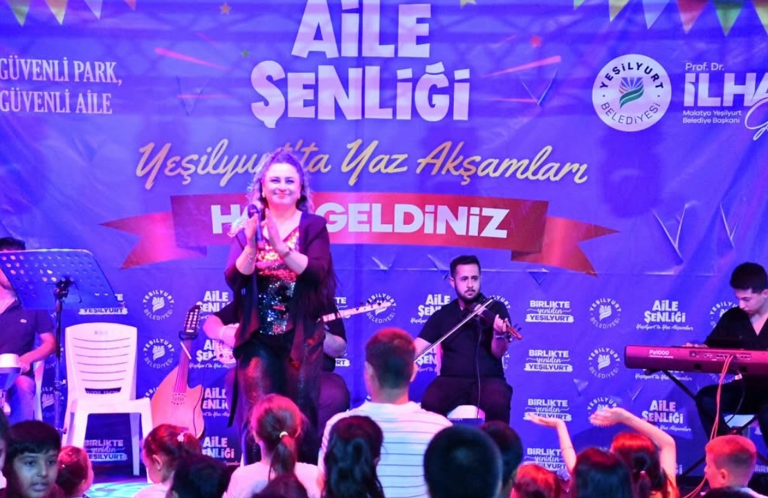 Yeşilyurt’ta Yaz Akşamları Aile Şenliğiyle Başladı