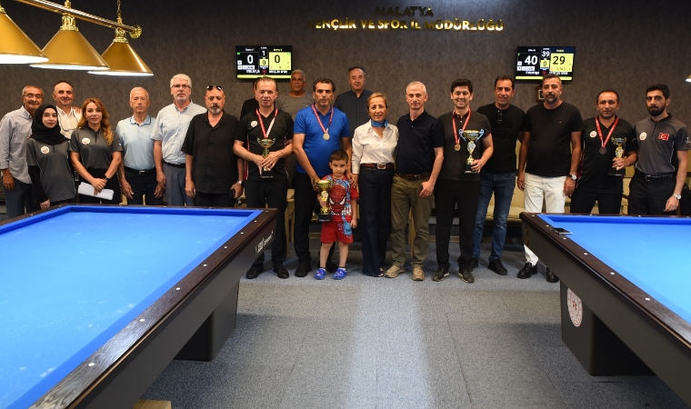 3. Bant Bilardo Şampiyonası Tamamlandı