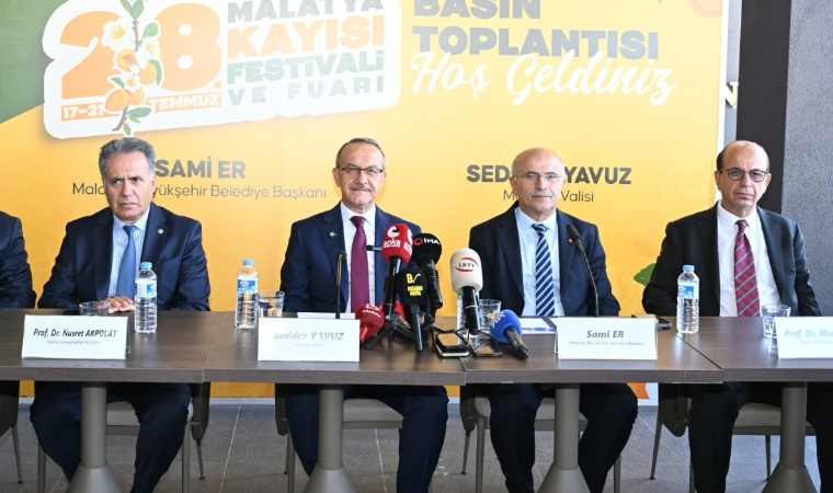 Malatya 28. Kayısı Festivali ve Fuarı İçin Tarih Belli Oldu