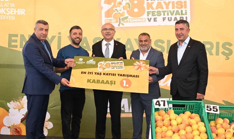 Malatya'da En İyi Kayısı Ödülleri O İlçeye Gitti!