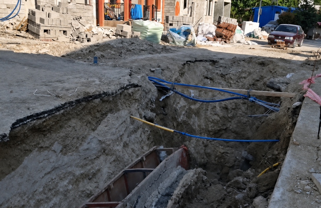 Bir Aydır Kapatılmayan Çukur Mahalleliyi Bezdirdi