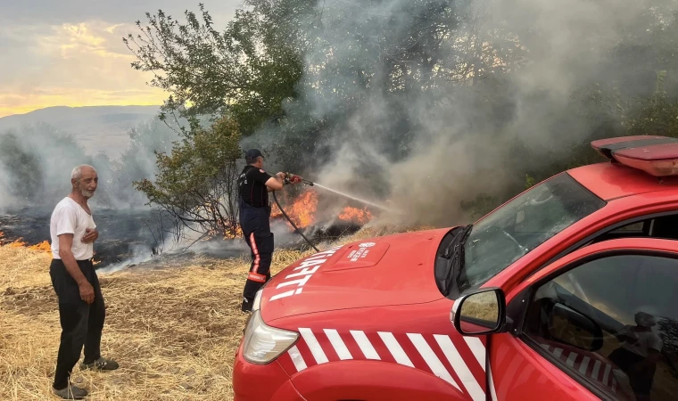Malatya’da Beside Yangın!